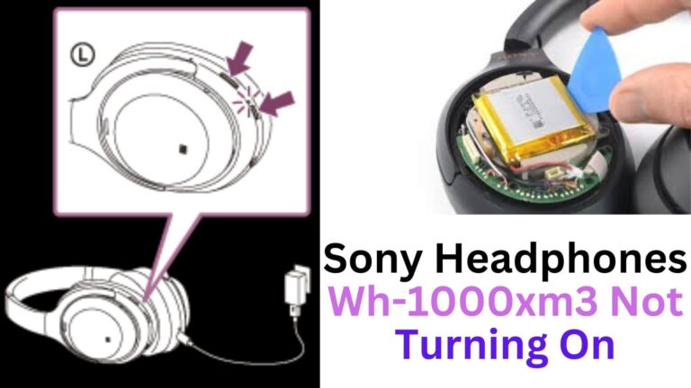 Sony Headphones Wh-1000xm3 Not Turning On
